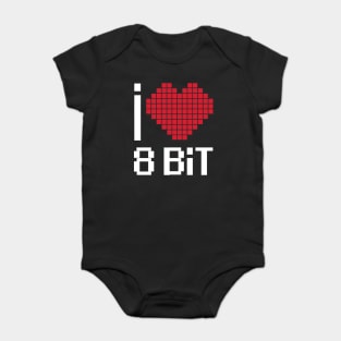 I Love 8 Bit Baby Bodysuit